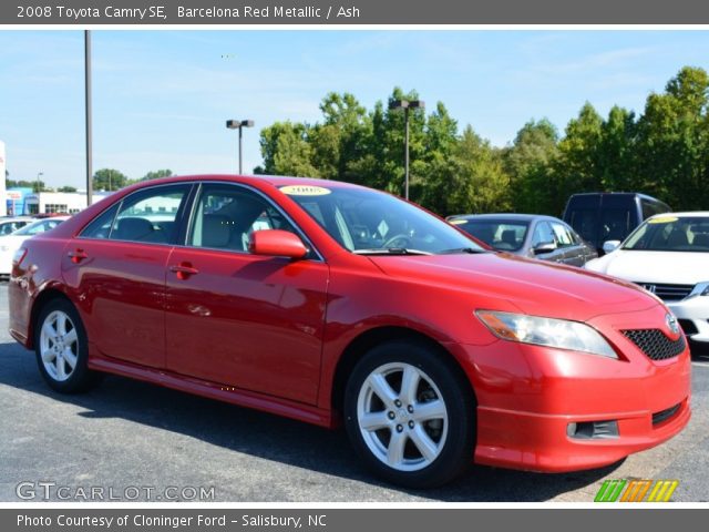 2008 Toyota Camry SE in Barcelona Red Metallic