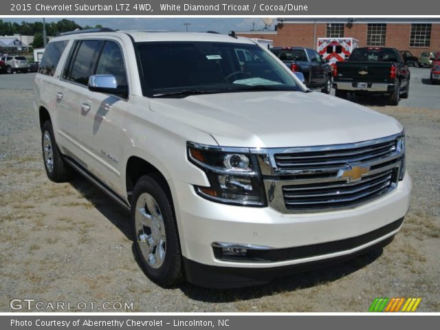 2015 Chevrolet Suburban LTZ 4WD in White Diamond Tricoat