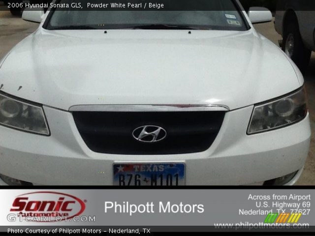 2006 Hyundai Sonata GLS in Powder White Pearl