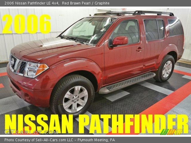 2006 Nissan Pathfinder LE 4x4 in Red Brawn Pearl