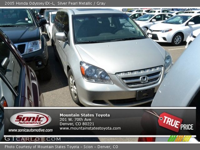 2005 Honda Odyssey EX-L in Silver Pearl Metallic