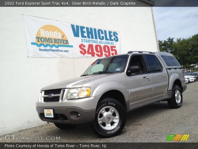 2002 Ford Explorer Sport Trac 4x4 in Silver Birch Metallic