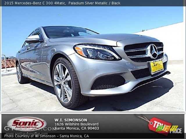 2015 Mercedes-Benz C 300 4Matic in Paladium Silver Metallic