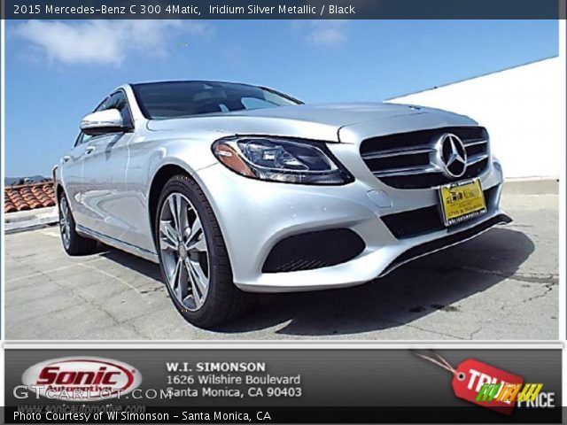 2015 Mercedes-Benz C 300 4Matic in Iridium Silver Metallic