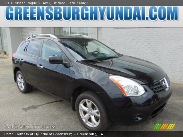 2010 Nissan Rogue SL AWD in Wicked Black