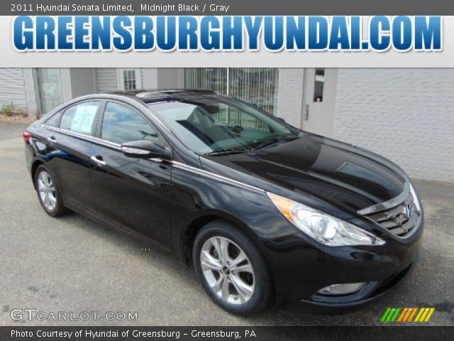 2011 Hyundai Sonata Limited in Midnight Black