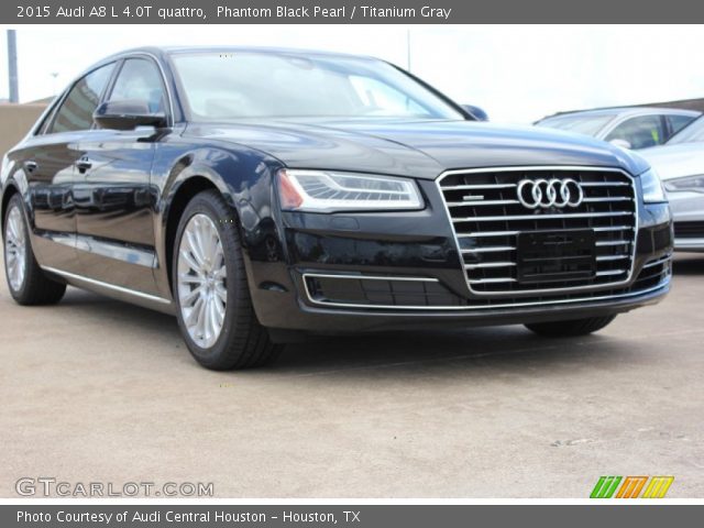 2015 Audi A8 L 4.0T quattro in Phantom Black Pearl