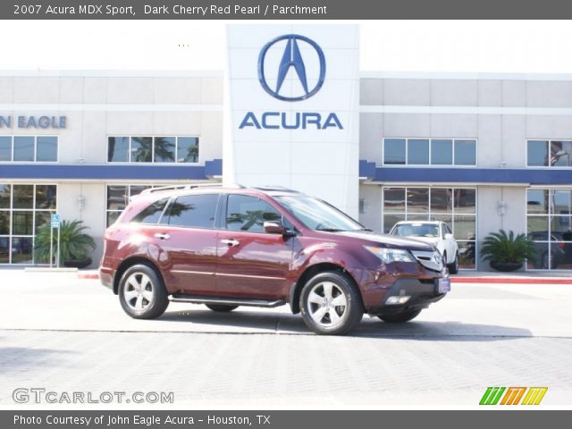 2007 Acura MDX Sport in Dark Cherry Red Pearl