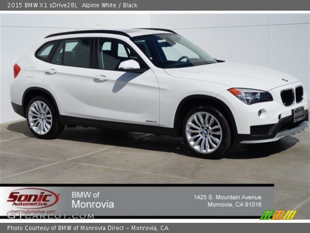 2015 BMW X1 sDrive28i in Alpine White