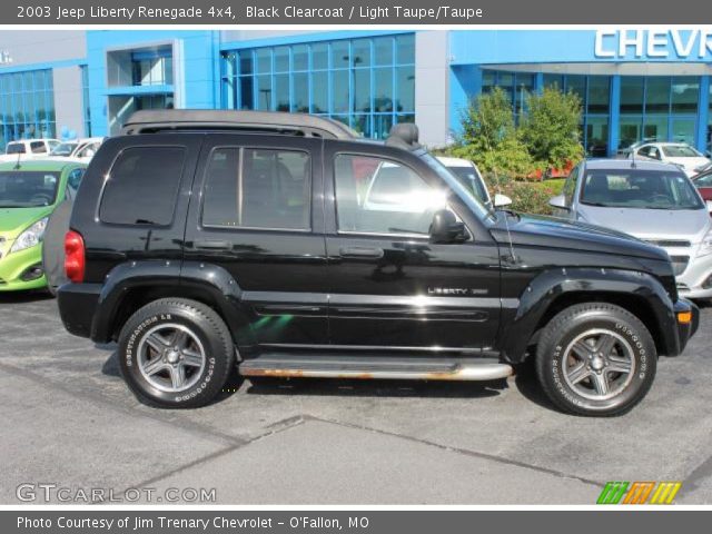 Black Clearcoat 2003 Jeep Liberty Renegade 4x4 Light