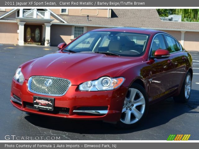 2011 Jaguar XF Sport Sedan in Claret Red Metallic