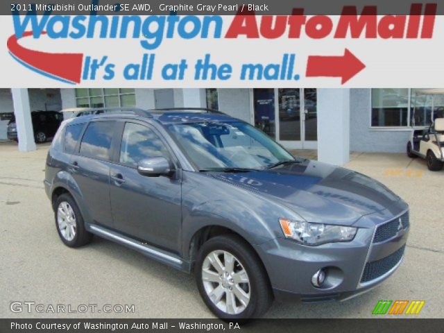 2011 Mitsubishi Outlander SE AWD in Graphite Gray Pearl