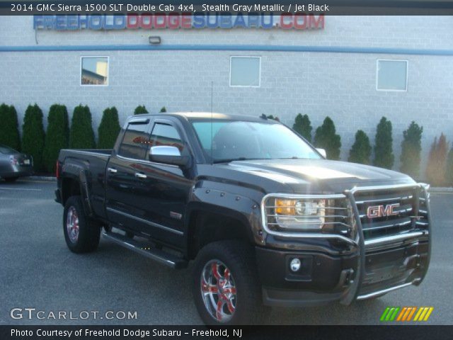 2014 GMC Sierra 1500 SLT Double Cab 4x4 in Stealth Gray Metallic