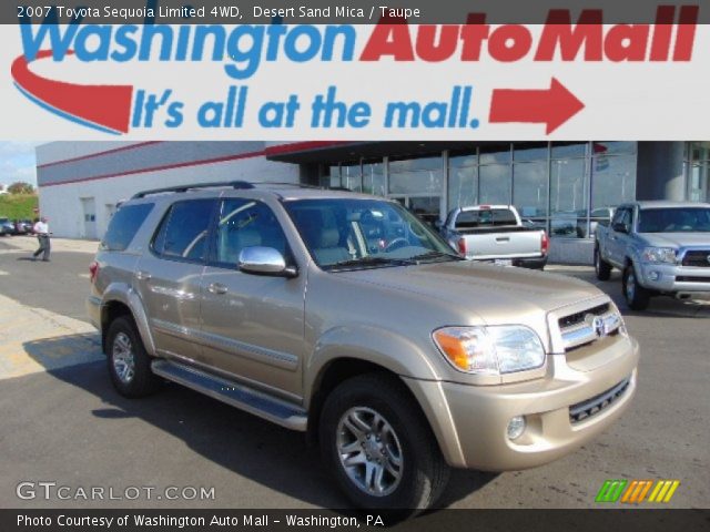 2007 Toyota Sequoia Limited 4WD in Desert Sand Mica