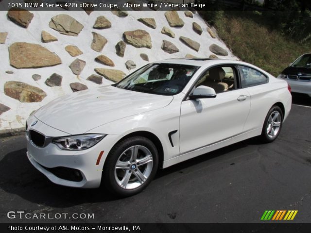 2015 BMW 4 Series 428i xDrive Coupe in Alpine White