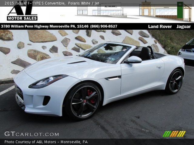 2015 Jaguar F-TYPE S Convertible in Polaris White