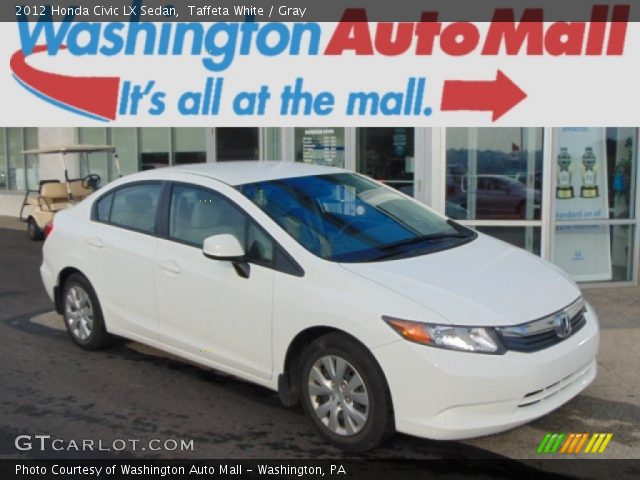2012 Honda Civic LX Sedan in Taffeta White