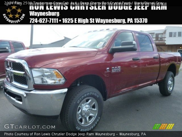 2014 Ram 2500 Tradesman Crew Cab 4x4 in Deep Cherry Red Crystal Pearl