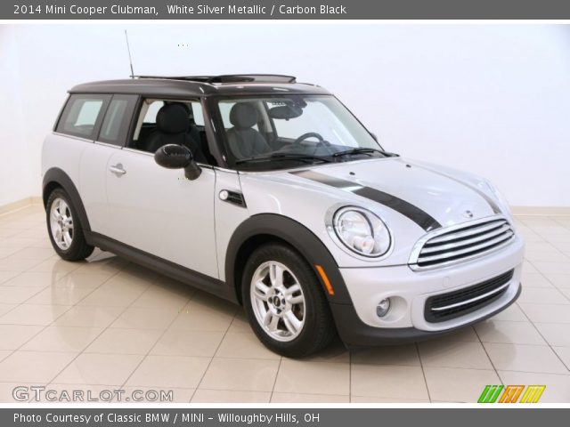 2014 Mini Cooper Clubman in White Silver Metallic