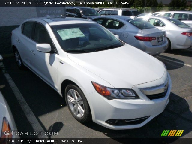 2013 Acura ILX 1.5L Hybrid Technology in Bellanova White Pearl