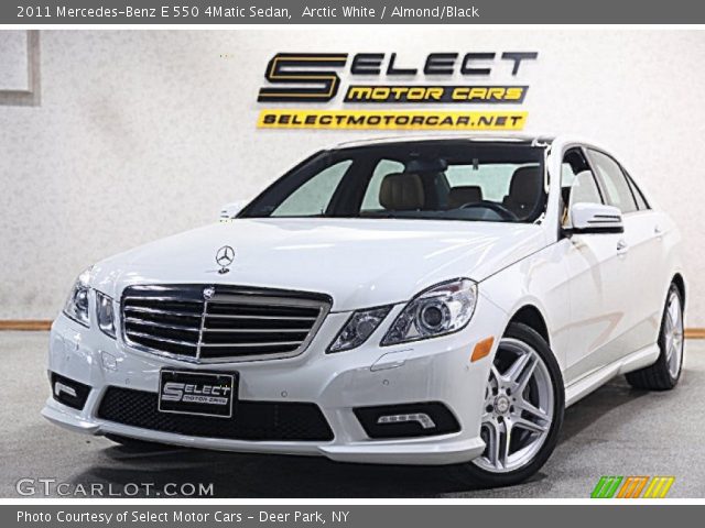 2011 Mercedes-Benz E 550 4Matic Sedan in Arctic White