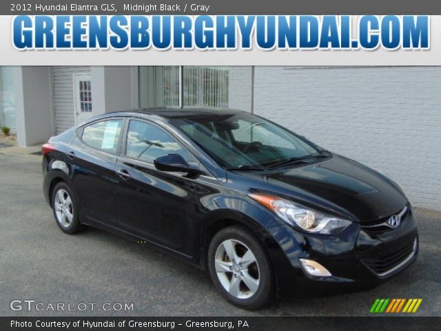2012 Hyundai Elantra GLS in Midnight Black
