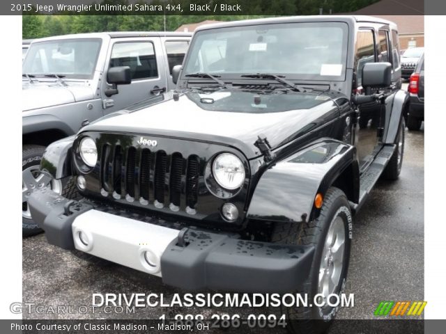 2015 Jeep Wrangler Unlimited Sahara 4x4 in Black
