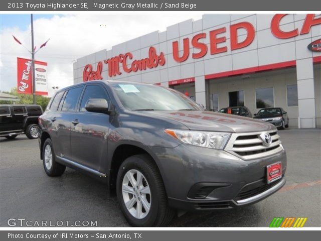 2013 Toyota Highlander SE in Magnetic Gray Metallic