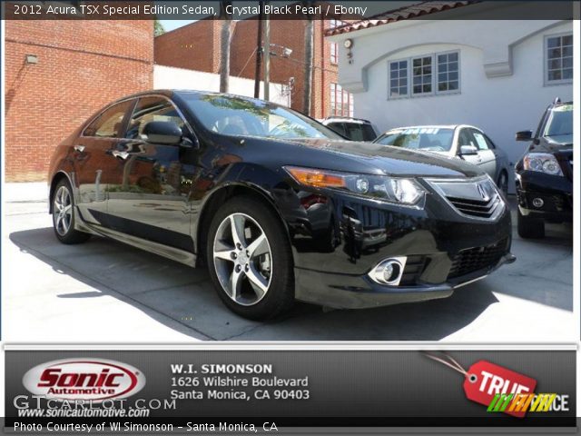 2012 Acura TSX Special Edition Sedan in Crystal Black Pearl