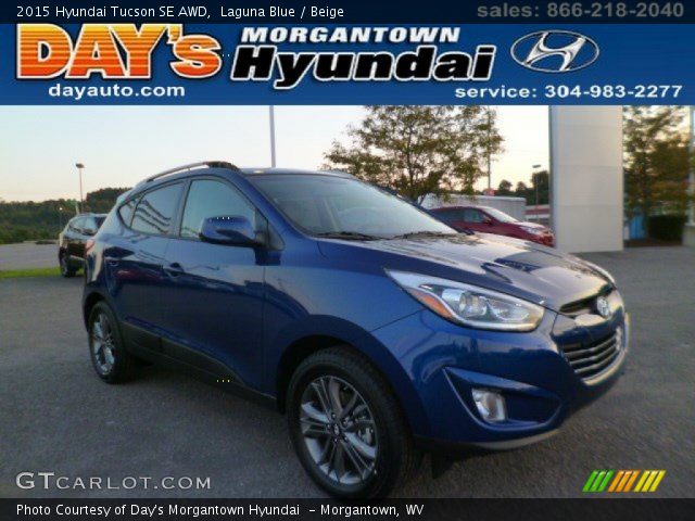 2015 Hyundai Tucson SE AWD in Laguna Blue