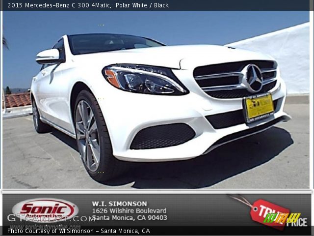 2015 Mercedes-Benz C 300 4Matic in Polar White