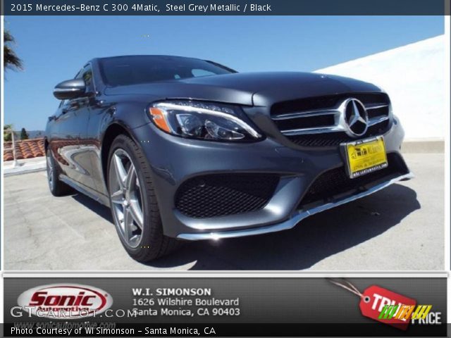 2015 Mercedes-Benz C 300 4Matic in Steel Grey Metallic