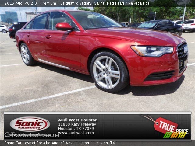 2015 Audi A6 2.0T Premium Plus quattro Sedan in Garnet Red Pearl