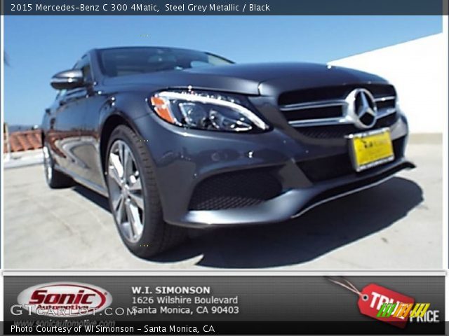 2015 Mercedes-Benz C 300 4Matic in Steel Grey Metallic