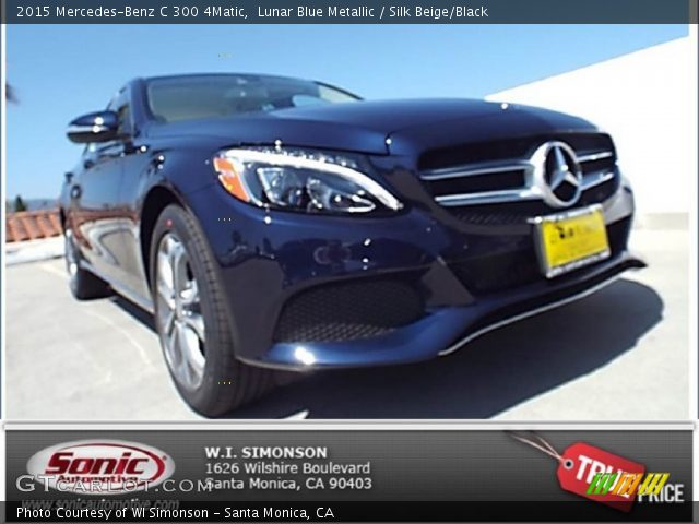 2015 Mercedes-Benz C 300 4Matic in Lunar Blue Metallic