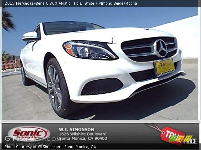 2015 Mercedes-Benz C 300 4Matic in Polar White