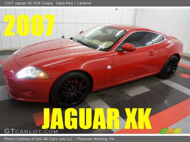 2007 Jaguar XK XK8 Coupe in Salsa Red