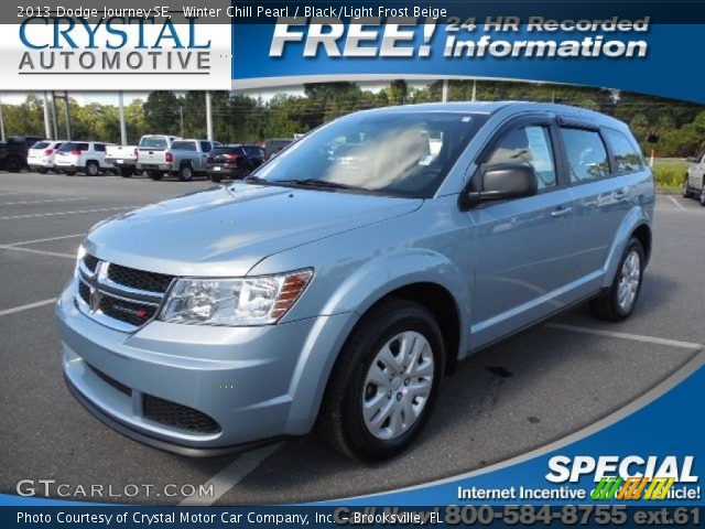 2013 Dodge Journey SE in Winter Chill Pearl