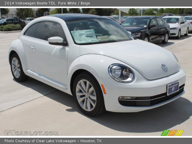 2014 Volkswagen Beetle TDI in Pure White