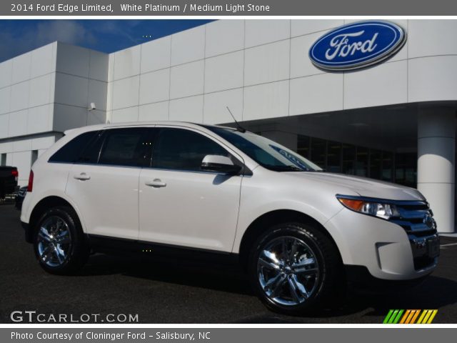 2014 Ford Edge Limited in White Platinum