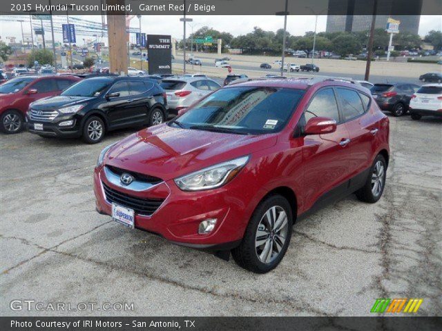 2015 Hyundai Tucson Limited in Garnet Red