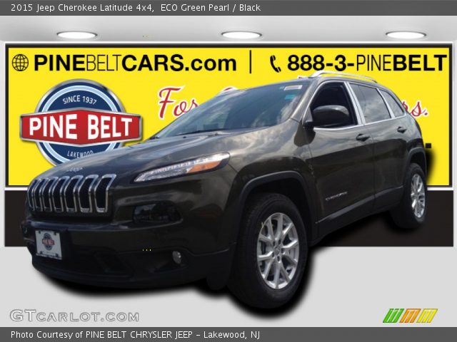 2015 Jeep Cherokee Latitude 4x4 in ECO Green Pearl