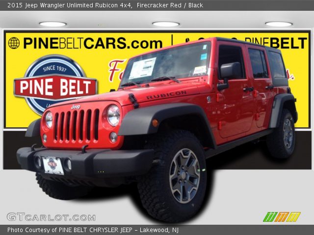 2015 Jeep Wrangler Unlimited Rubicon 4x4 in Firecracker Red