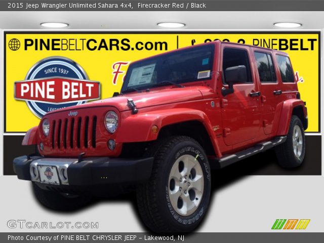 2015 Jeep Wrangler Unlimited Sahara 4x4 in Firecracker Red