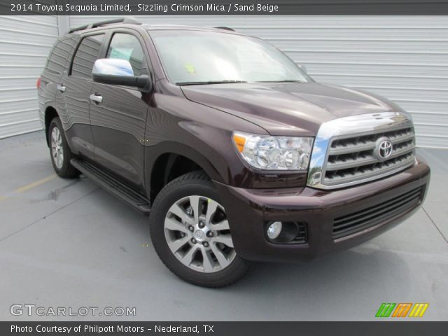 2014 Toyota Sequoia Limited in Sizzling Crimson Mica
