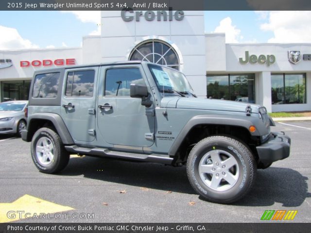 2015 Jeep Wrangler Unlimited Sport S 4x4 in Anvil