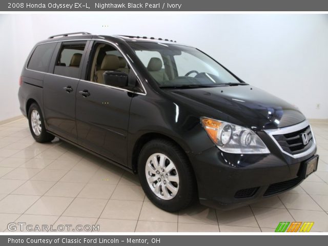 2008 Honda Odyssey EX-L in Nighthawk Black Pearl