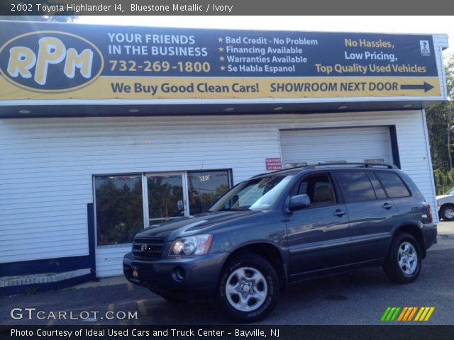2002 Toyota Highlander I4 in Bluestone Metallic