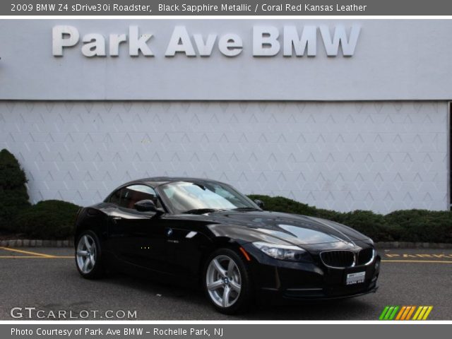 2009 BMW Z4 sDrive30i Roadster in Black Sapphire Metallic