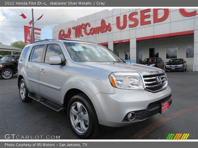 2012 Honda Pilot EX-L in Alabaster Silver Metallic